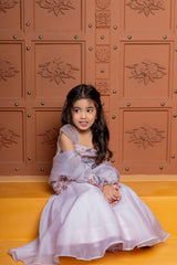 Beautiful Pink Sequin Embroidered Top With Detachable Sleeves And Flared Lehenga - Kirti Agarwal