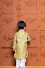 Shimmery Sequin Embroidered Ethnic Kurta With Pyjama - Kirti Agarwal