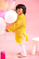 Attached Jacket Style Kurta with Pyjama - Kirti Agarwal