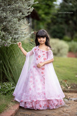 Flarry Sleeves one off shoulder with Lahenga - Kirti Agarwal