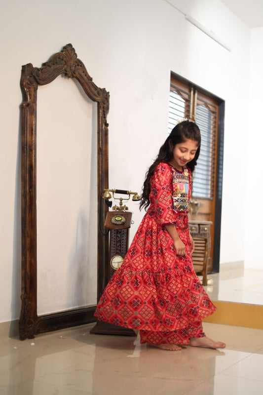 Full length top with Palazzo - Kirti Agarwal