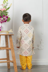 Multi thread colour abla kurta with pyjama - Kirti Agarwal