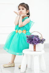 Pleated Mint Green Fancy Dress - Kirti Agarwal