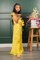 Stylish heart shaped Mirror Work Jumpsuit - Kirti Agarwal