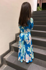 Twisted crop top with palazzo - Kirti Agarwal